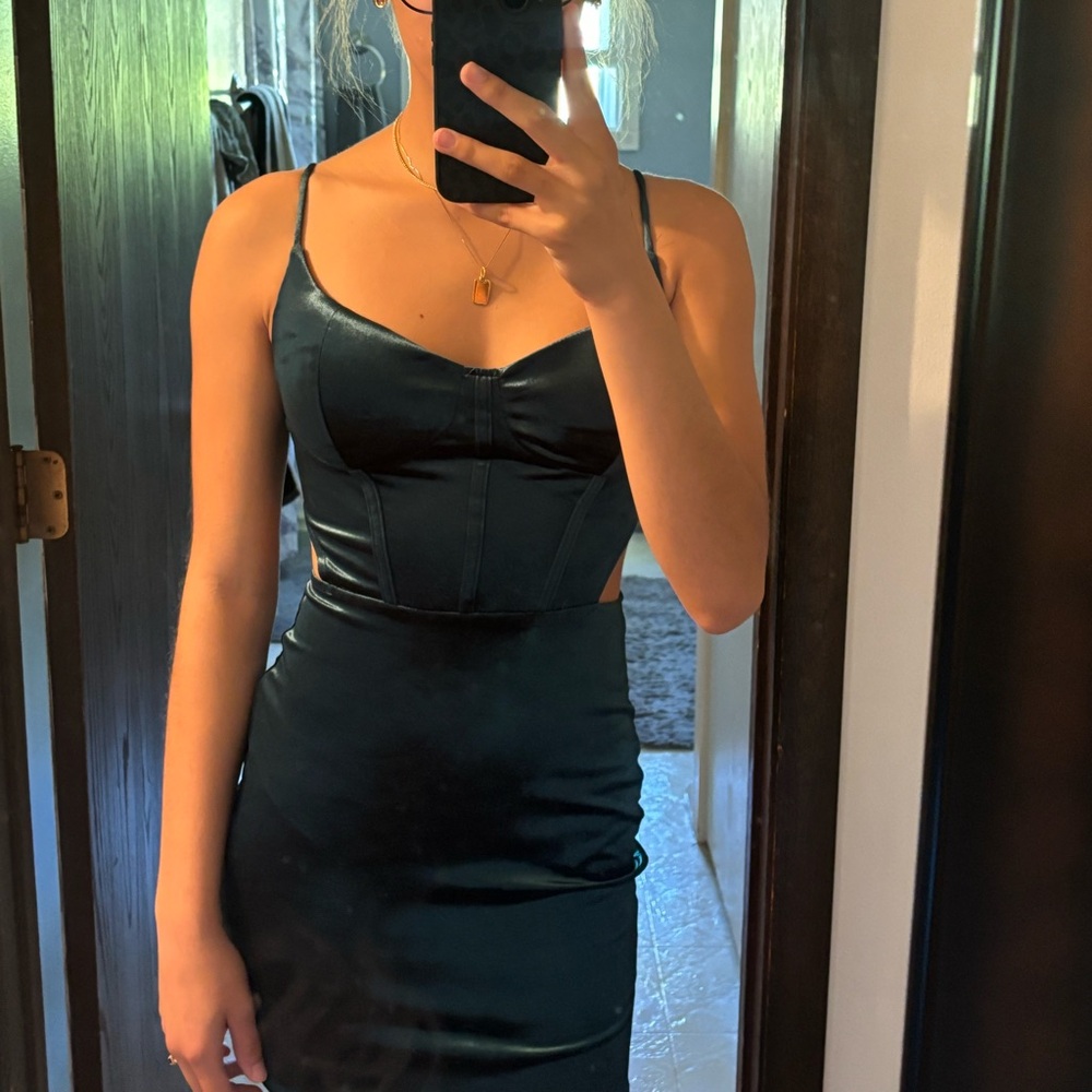 Forest green dress  (only worn once)